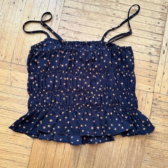 Cute cropped tank blouse - Picture 2 of 3